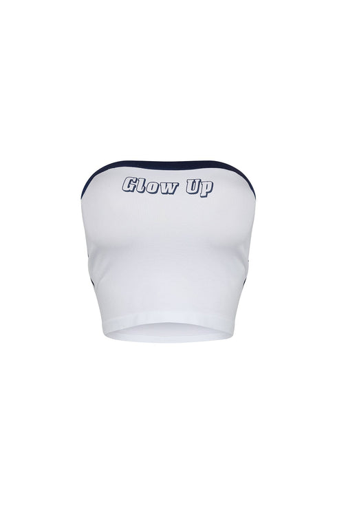 Glow Up Graphic Tube Top